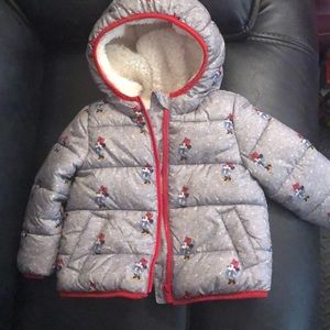 baby GAP Disney Minnie Mouse puffer coat